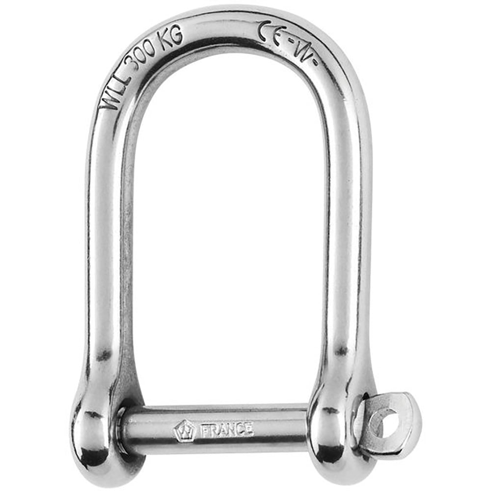 Manille autobloquante Wichard à grande ouverture - Diamètre 6 mm - 1/4"