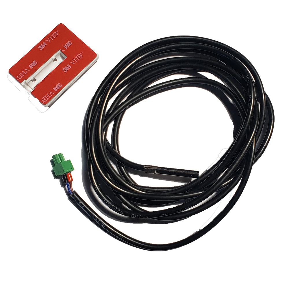 Xantrex Remote Battery Temperature Sensor for accessories, showing a compact sensor device with connecting cable.